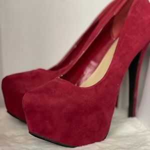 Red JustFab Heels